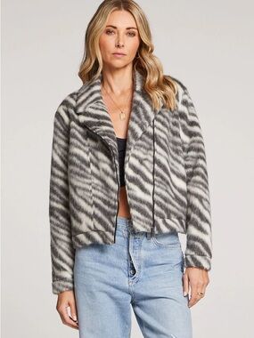 NWT Saltwater Luxe White Tiger Jacket